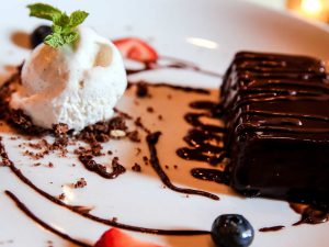 Special chocolate dessert